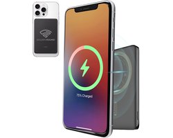 Golden Sound Powerbank 5.000 mAh - Geschikt voor MagSafe systeem - Powerbanks - Magnetisch opladen - Noodpakket - Draadloos opladen - Met USB-C Poort