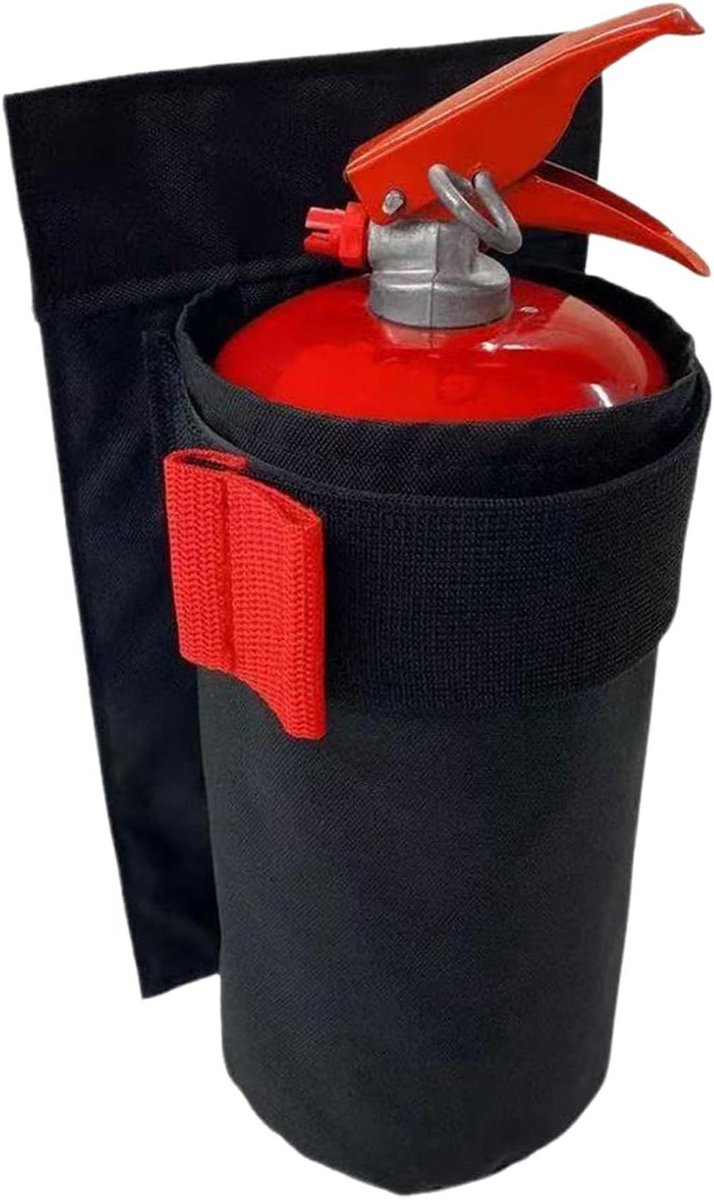 Autohouder - Oxford Haak - Veilige Opslag - Verstelbare Klittenband - 26.5 x 19.1 cm - Zwart