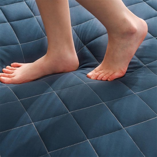 Futonmatras Japans opvouwbaar 0,9 x 2m - Katoen comfortabel voor vloer en camping van SamaNoble. — afbeelding 3