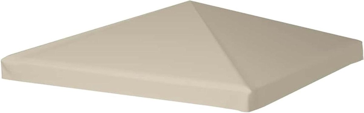 Paviljoendak Vervangend - Tentdak Afdekking - Buiten Ontspannen - Waterdicht Pvc Coating - 3 x Meter - Beige