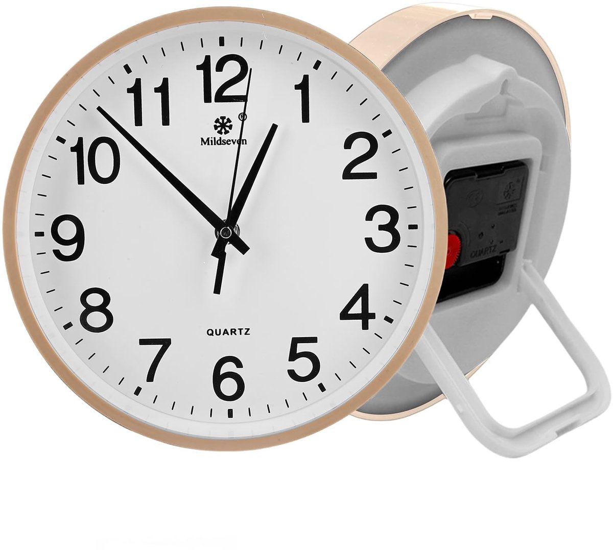 Dailygoods - Dailygoody - Wandklok - Kwartsklok - Stil - Wit - Decoratief - Voor keuken en kantoor - Modern design