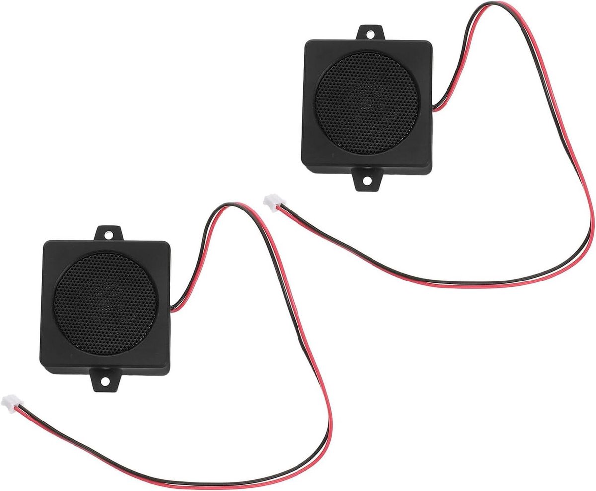Compacte Speakers - Mini Audio - Muziek Luisteren - Diepe Bas Weergave - 2 stuks - Zwart