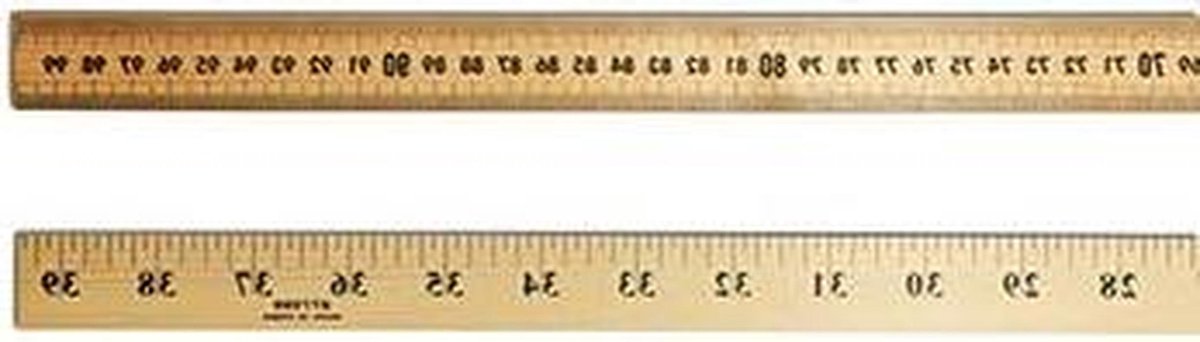 Meetlat Set - Meetinstrumenten Pakket - Precisie Metingen - Met Opberg Gat - 6 Stuks - Niet Gespecificeerd