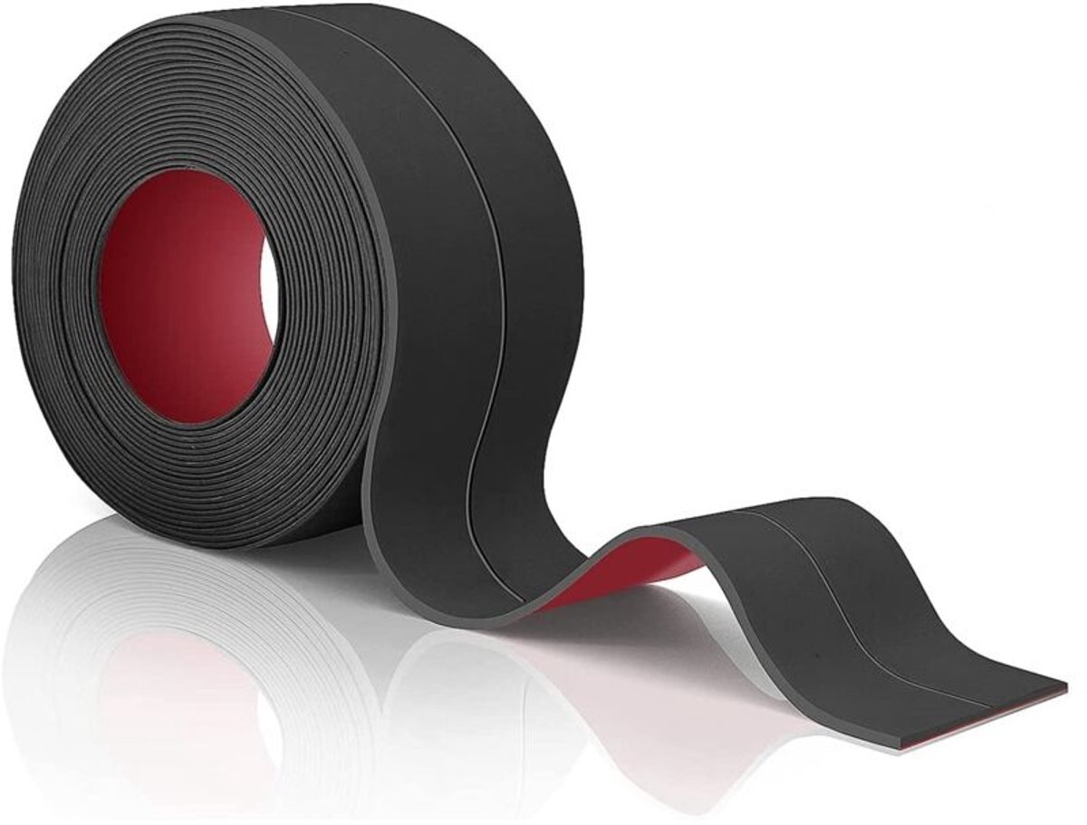19x19mm PVC keukenrandprofiel – 6geschikt voorer lang – schimmelwerende acryllijm – buigbaar tot 90 graden