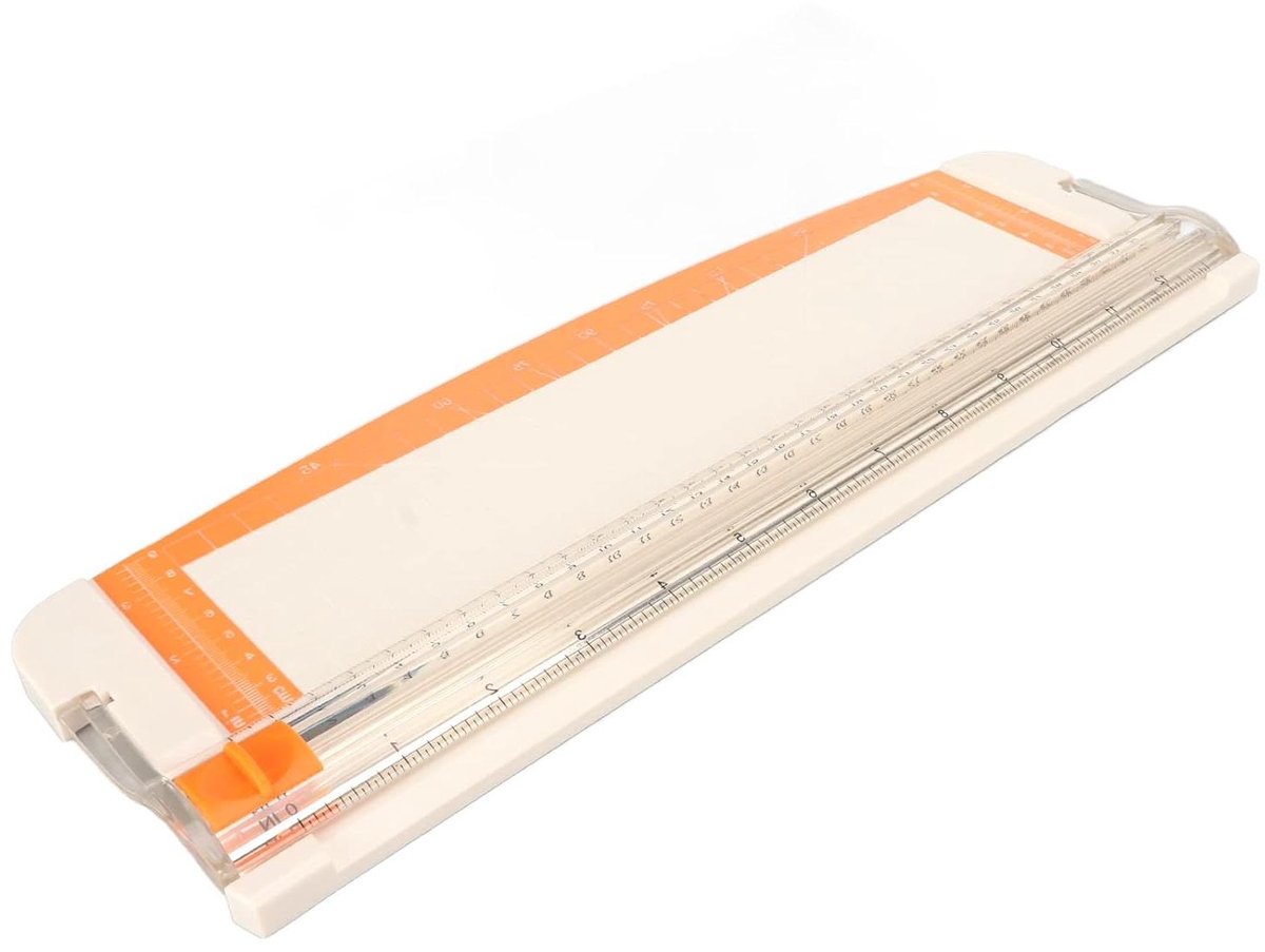 Papiersnijder A4 - Snijplank - Precisie Snijden - Stabiele Veilige Schaal - 126 Inch - Wit