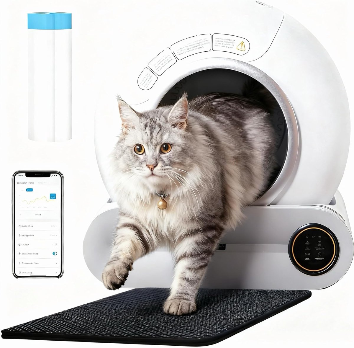 Automatische Kattenbak - Zelfreinigende Kattenbak - Kattentoilet - dierenverzorging