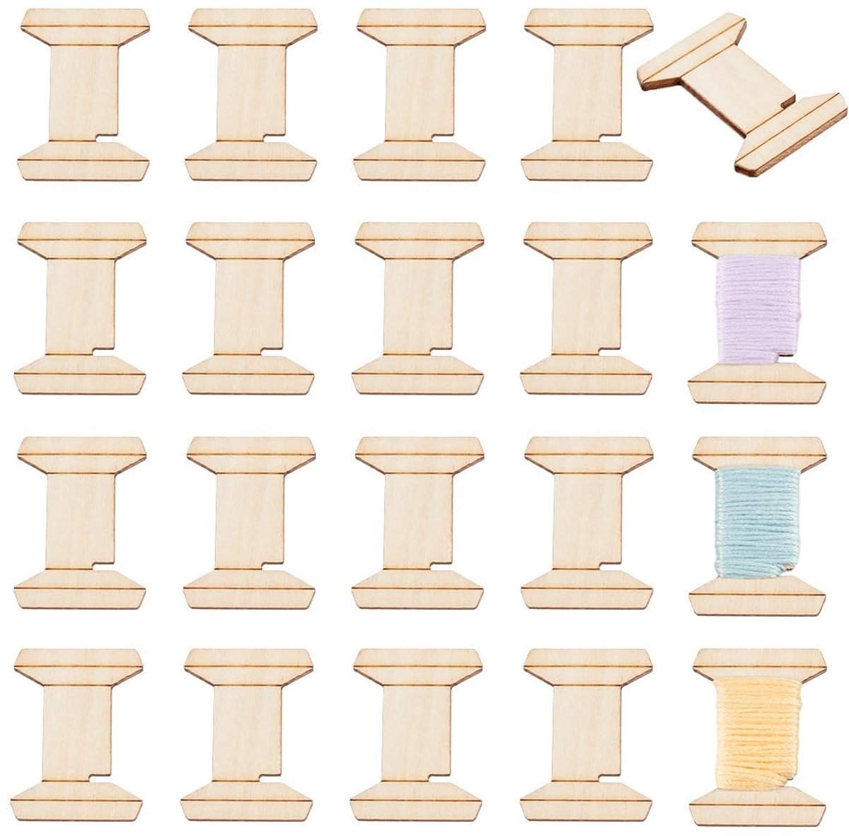 Dailygoods - Set van 20 Draad Organizers voor Creatief Handwerk
