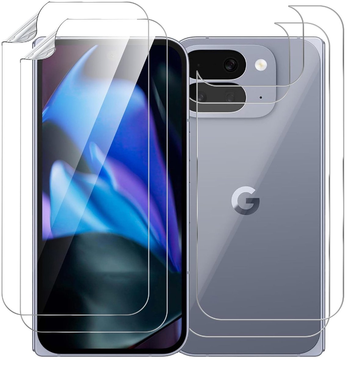Dailygoods - 4-delige Schermbeschermer voor Google Pixel 10 Pro Fold TPU