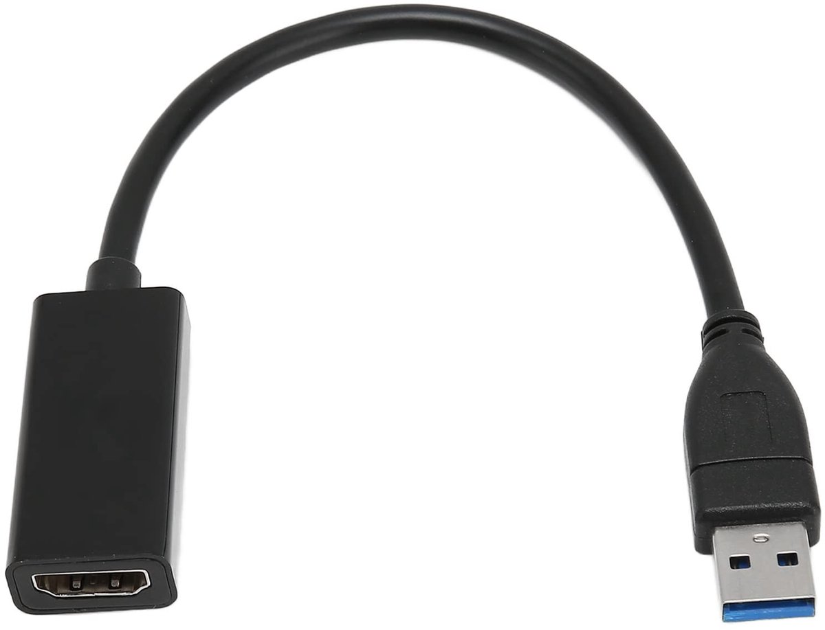 Dailygoods - USB naar HDMI Adapter, 1080P 60Hz Video Converter