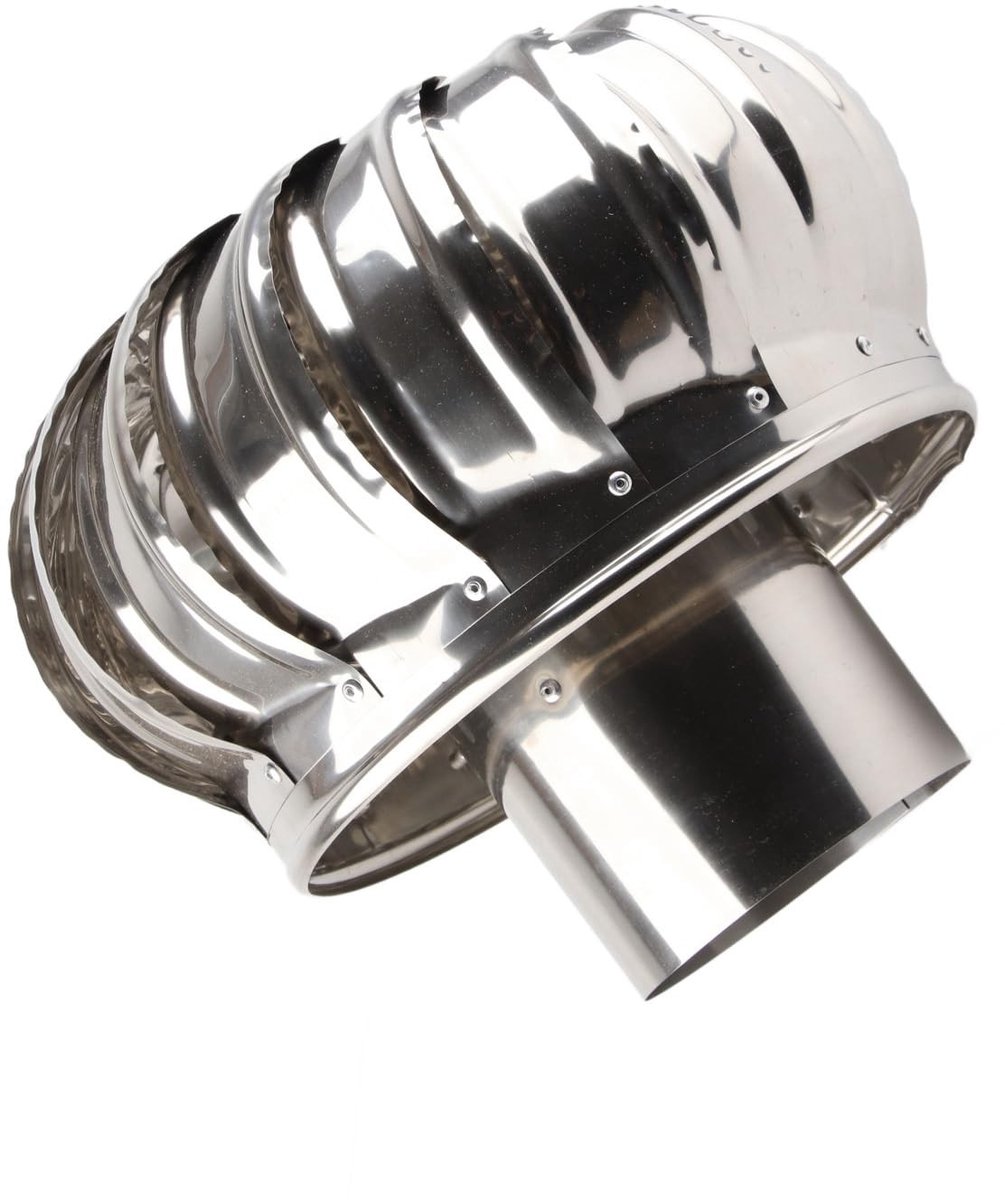 Dailygoods - Roestvrijstalen Dakventilator met Automatische Rotatie