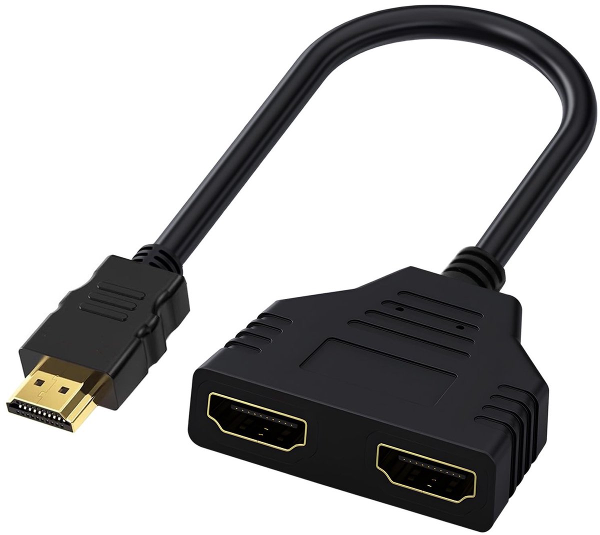 Dailygoods - HDMI Splitter Adapter voor Gelijktijdige Weergave