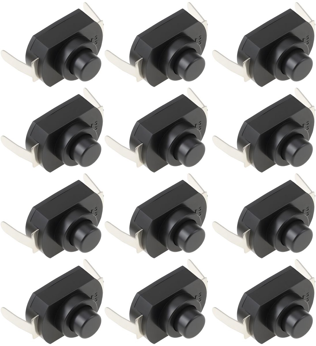 Dailygoods - Latching Drukknop Schakelaar voor Kleine Apparaten