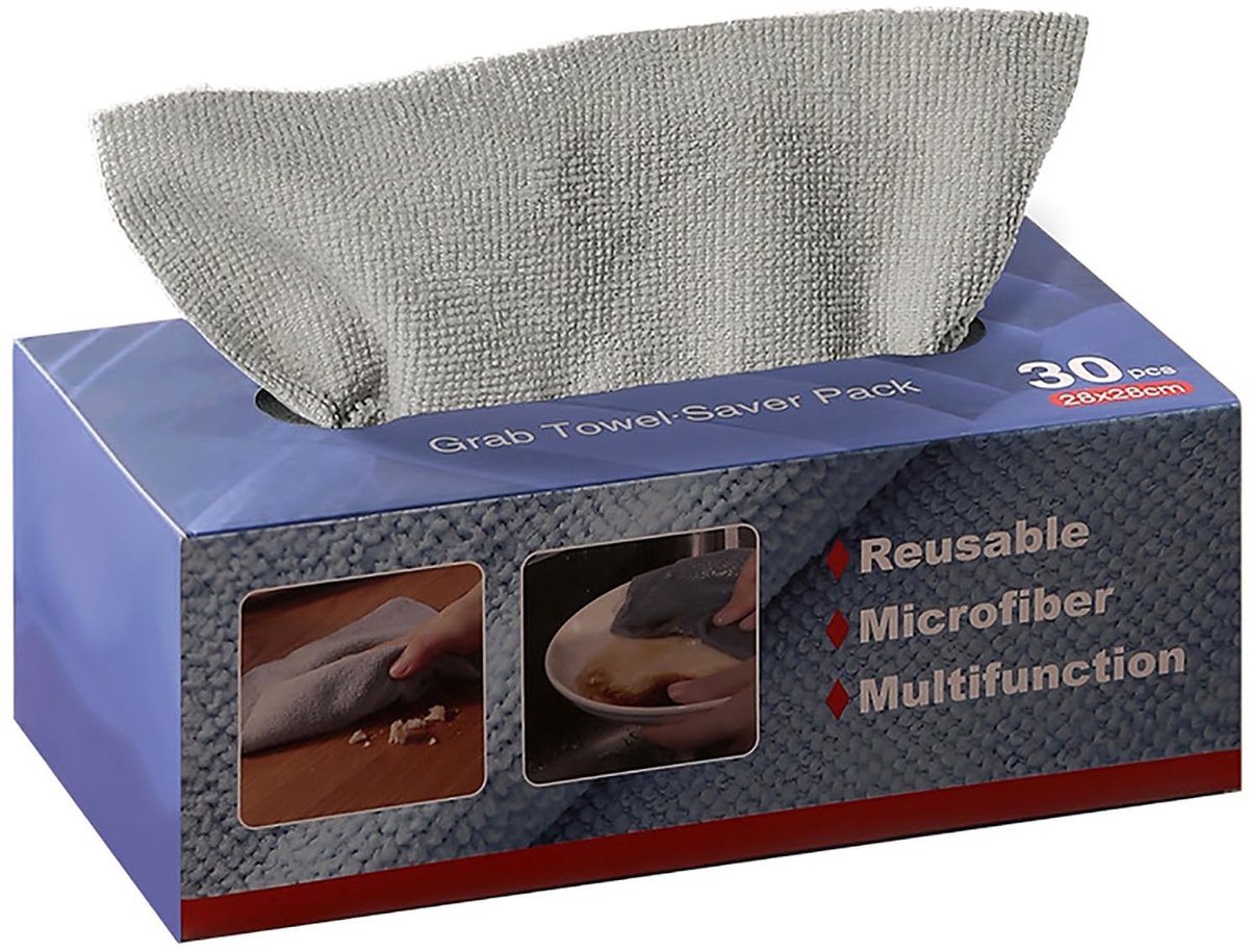 Dailygoods - Wegwerp Microvezel Vodden voor Effectieve Reiniging