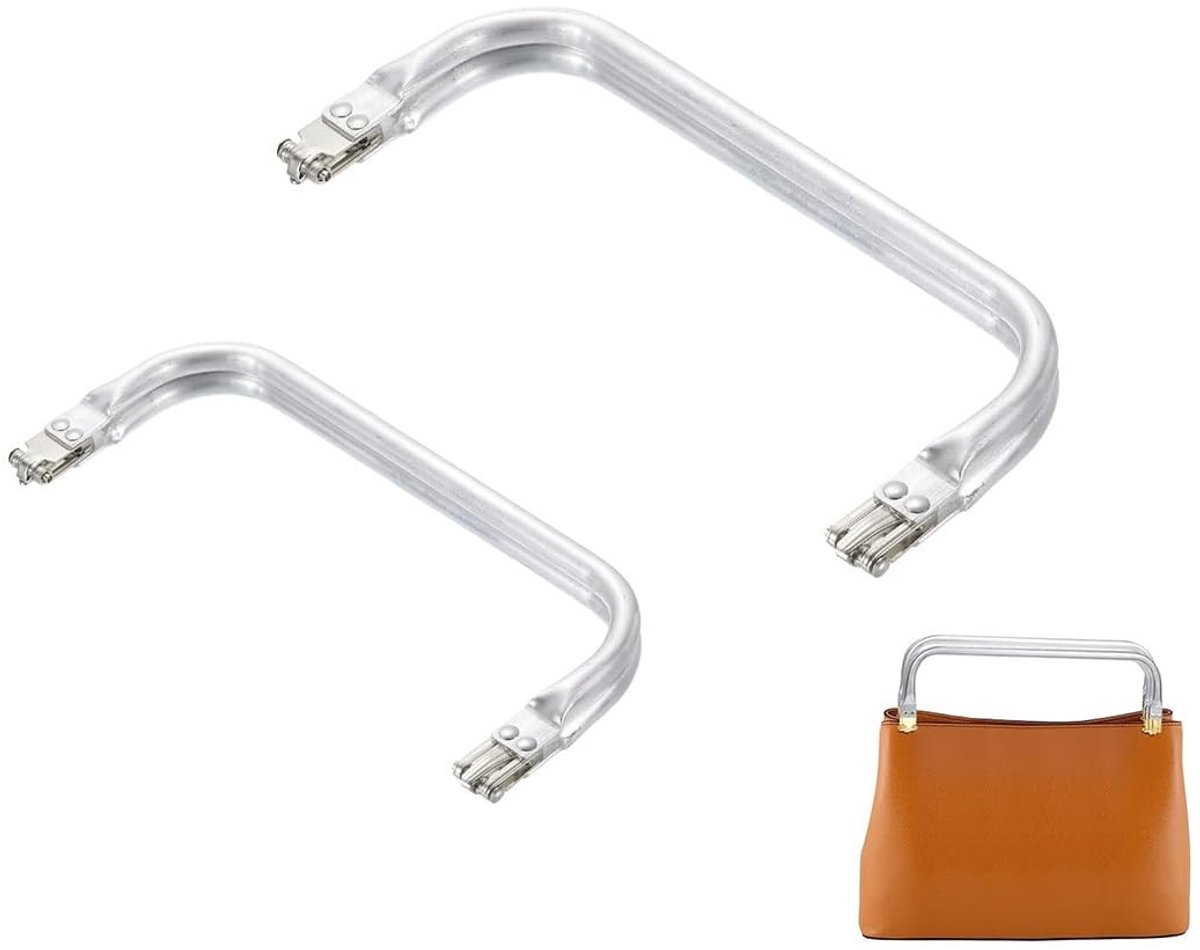 Dailygoods - Set van 2 Aluminium Handvatten voor DIY Tassen