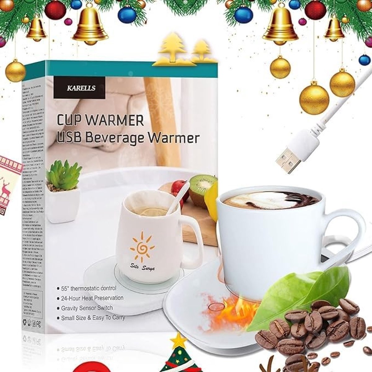 Dailygoods - USB Drankverwarmer voor Koffie en Thee