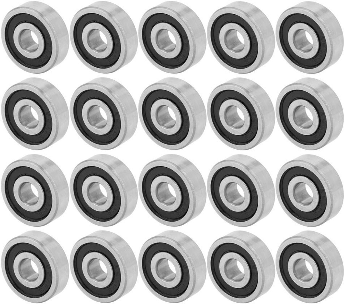Dailygoods - Cosensi - Dailygoody - Deep-groove Bearing - 625RS - Hoogwaardige kwaliteit - 16mmx5mmx5mm - Rubberen afdichting - Geschikt voor diverse toepassingen - 20 stuks