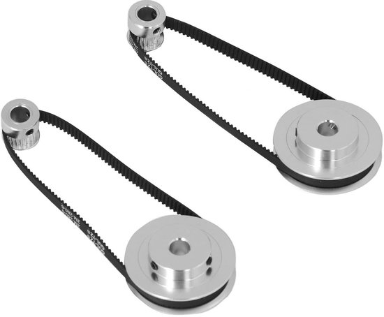 Dailygoods - Dailygoody - Synchrone Wielset - Tandriemschijf - Energiebesparend - 20 Tanden 60 Tanden - Eenvoudig te Installeren - Geschikt voor Tandwielslijpmachi. van Dailygoods — afbeelding 2