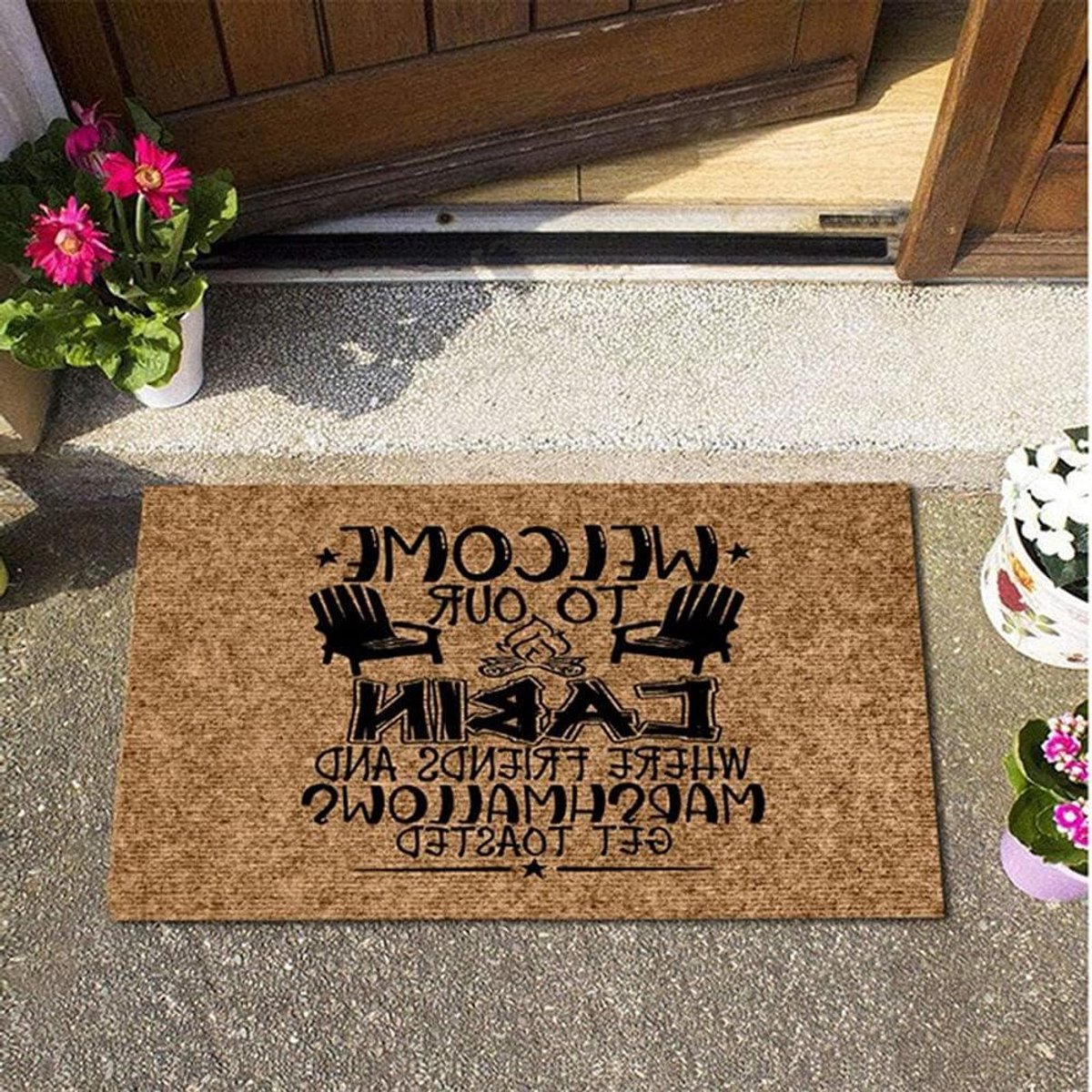 Welkomstmat - Zandverwijderaar - Voordeur - Antislip - 60x90cm - Grijs