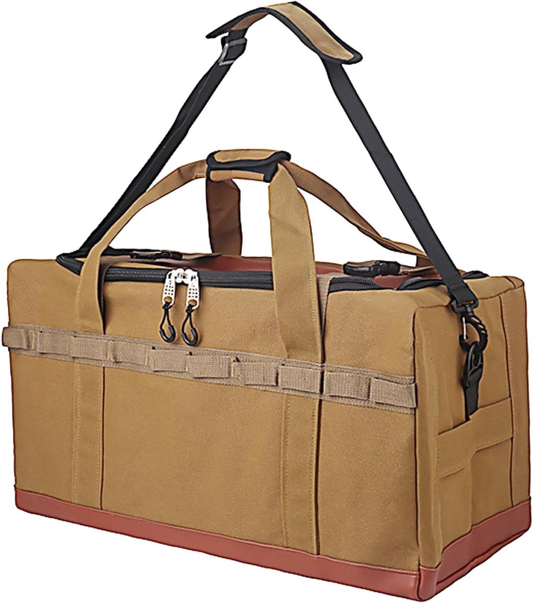 Afvalwatertas Caravan - Rolltas Camper - Outdoor Opslag - Waterdicht Canvas - 75 cm - Bruin