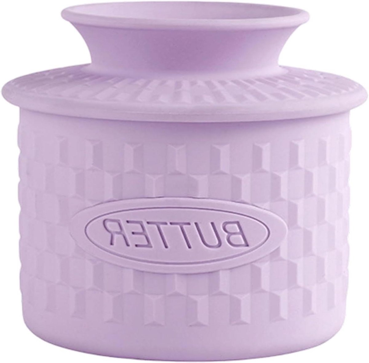 Boterpot - Keukenhouder - Boter Bewaren - Waterdicht Deksel - 10x9 cm - Paars