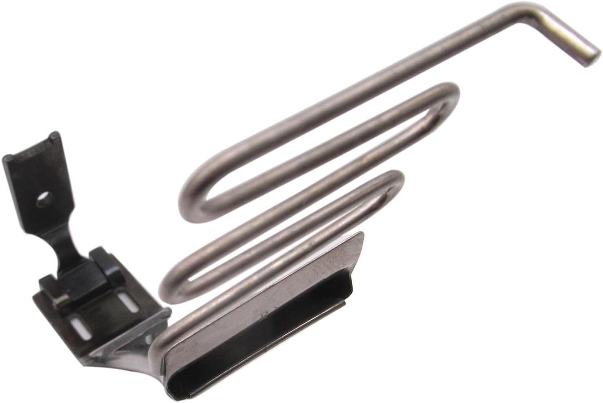 Persvoet - Tape Bevestiger - Naaimachine Accessoire - Dubbele Naald - 3/8 Inch - Zilver