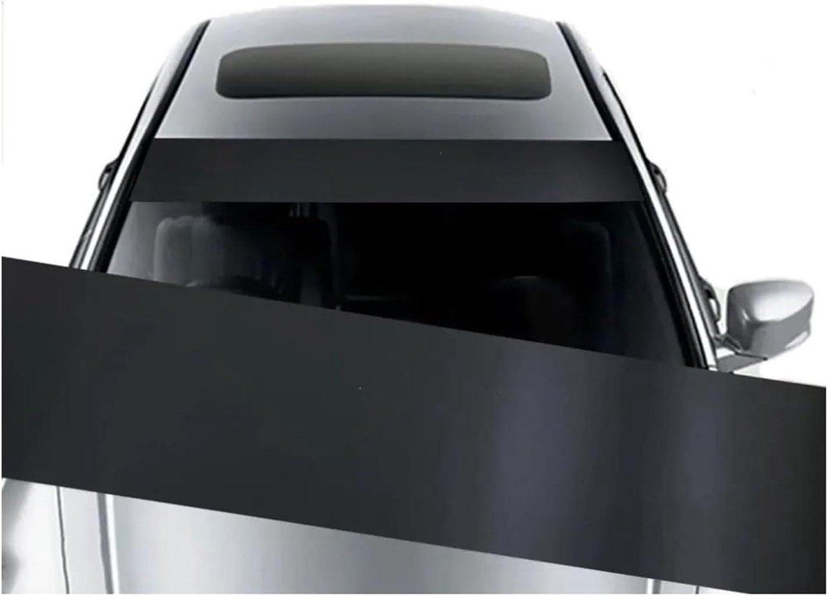 Auto Voorruit Sticker - Raamband Zonnescherm - Rijcomfort Verbeteren - Sportieve Look - 15