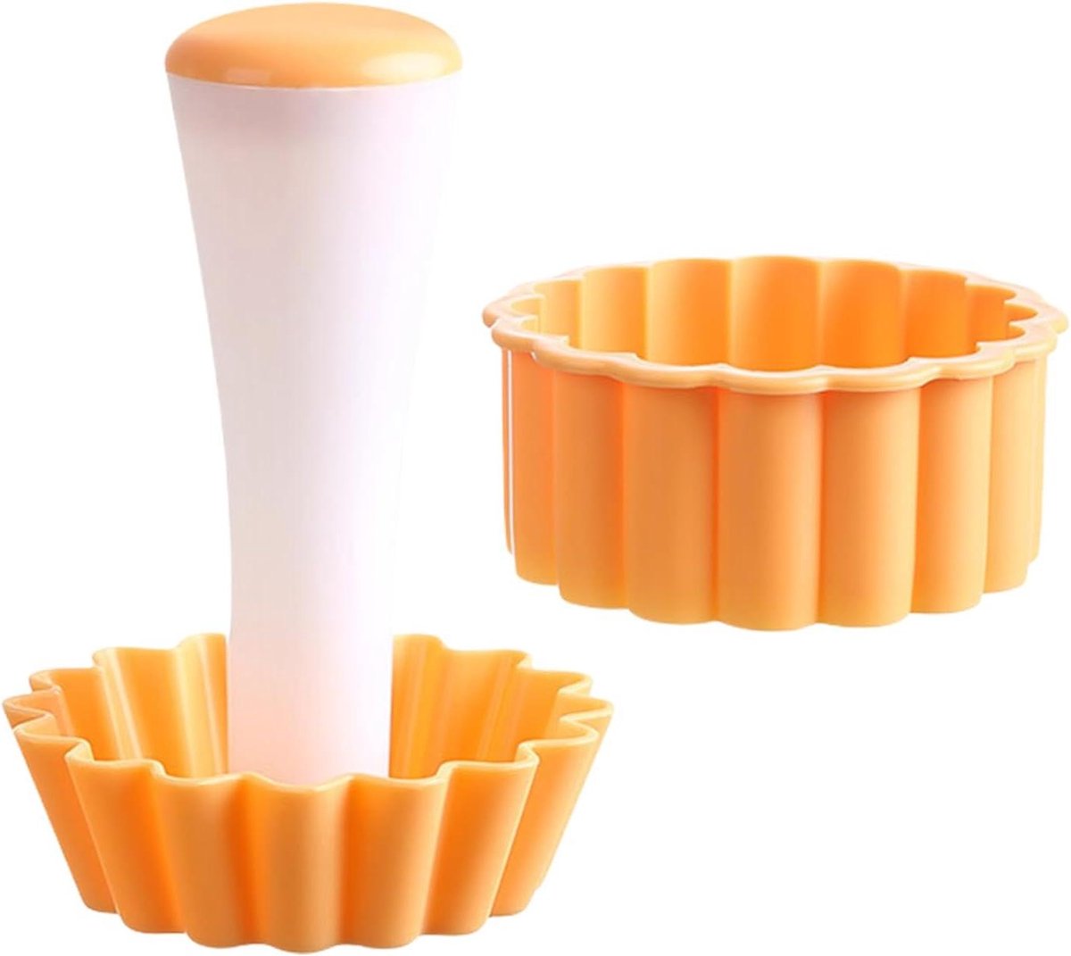 Taartvorm set - Bakvormen - Desserts bakken - Afneembare bodem - 85 cm - Geel