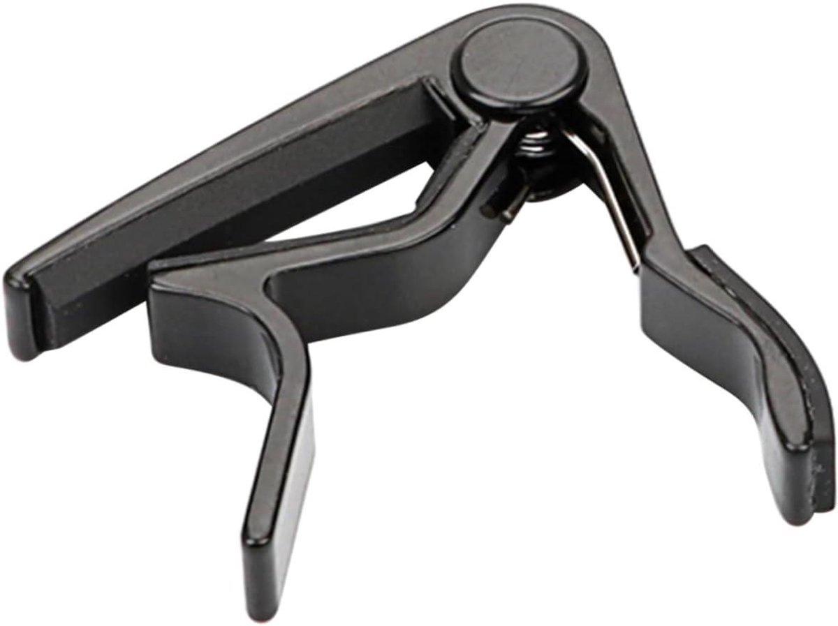 Gitaar Capo - Instrument Klem - Muziek Transponeren - Stevig Metaal - Compact Formaat - Zwart