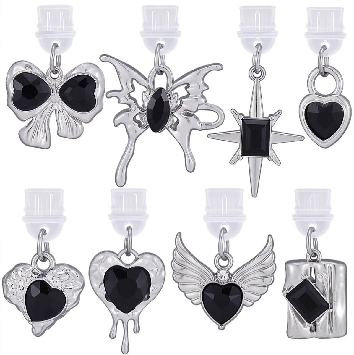 Cosensi - 8 Stuks Halloween Anti Stof Plug Charm voor Telefoon
