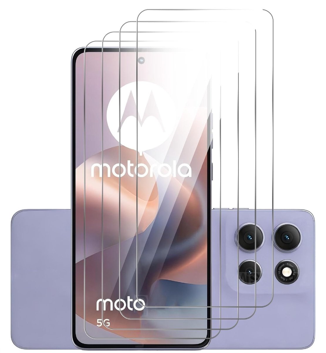Cosensi - Dailygoods - 4-Pack Schermbeschermer voor Motorola Moto G56 van Geharde Glas