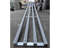 Kanduo Rollenbaan Rollerbaan met kunststofwielen, transportvaten for waterkartons, drankafvoerpoelie Zwaartekrachttransporteur(Silver-(w)50cm,(L)120cm)