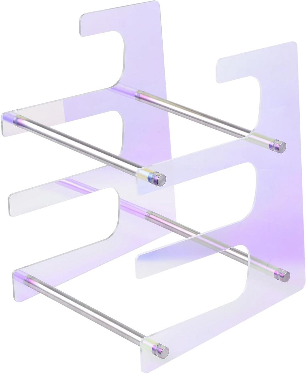Toetsenbord Standaard - Bureau Organizer - Werkplek Opruimen - Drie Etages - 25 cm - Kleurrijk