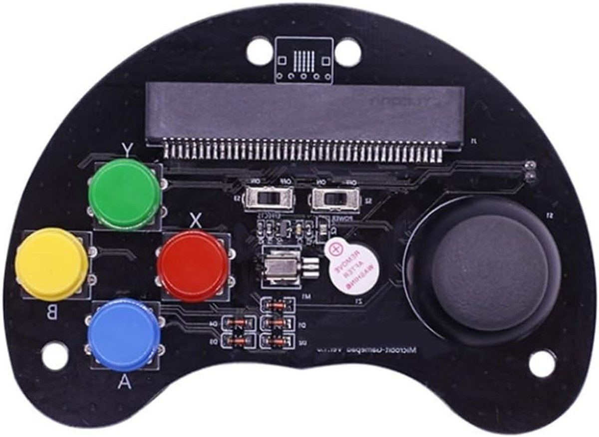 Speluitbreidingsbord Handvat - Joystick Controller - Robotica Programmeren - Interactieve Afstandsbediening - 107 x 77 mm - Zwart