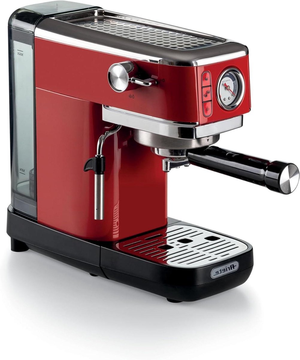 Espresso Machine - Koffiezetapparaat - Thuis Koffie Maken - Maxi-Cappuccino Functie - 11 Liter Tank - Rood
