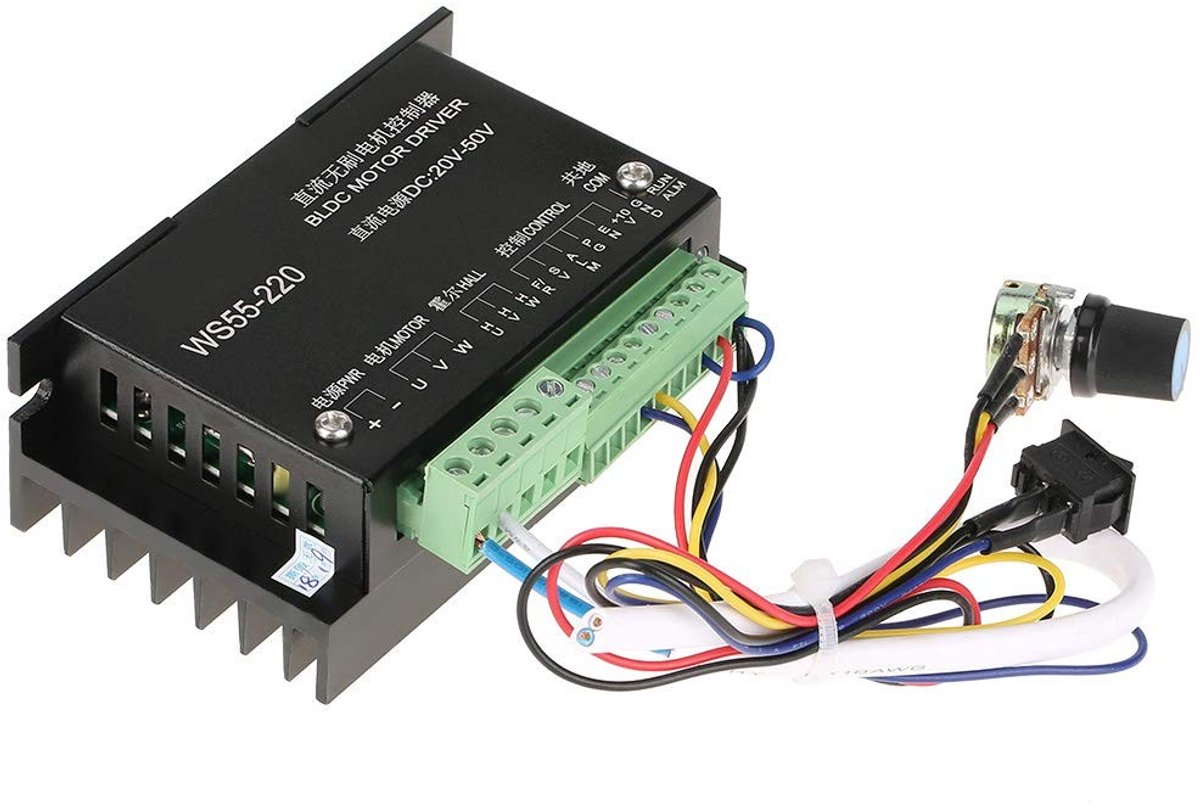 Dailygoods - 3 Fase BLDC Motor Controller met 500W Vermogen voor Kleine Apparatuur