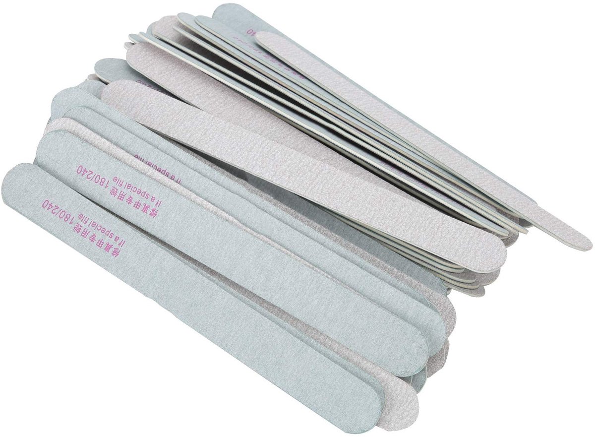Dailygoods - Professionele 50 Stuks Nagelvijl Set voor Manicure en Pedicure