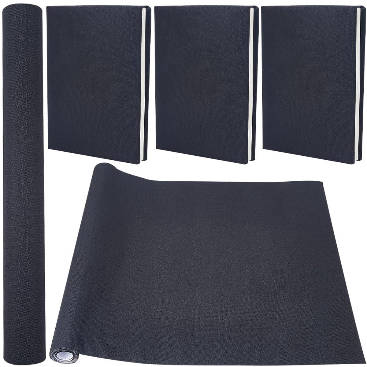 Dailygoods - Linnen Boekkaftdoek 130 x 30 cm voor Doe-Het-Zelf Projecten