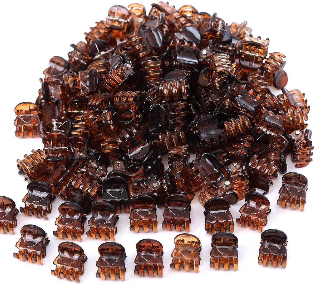 Dailygoods - 100 Stuks Mini-Haarspelden in Diverse Kleuren