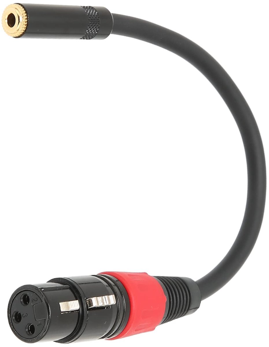Dailygoods - Professionele 3,5 Mm naar XLR Vrouwelijke Kabel voor Microfoons