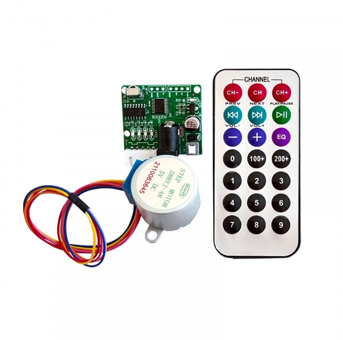 Dailygoods - Stepper Motor Driver Module met Afstandsbediening voor DIY Projecten