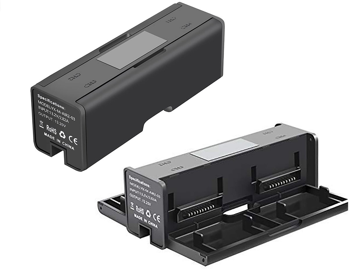 Dailygoods - 4 in 1 Batterijlader Dock Station voor Drones