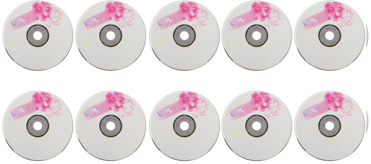 Dailygoods - Lege CD-R Schijven 52X 700 MB voor Opslag van Muziek en Gegevens (10 Stuks)