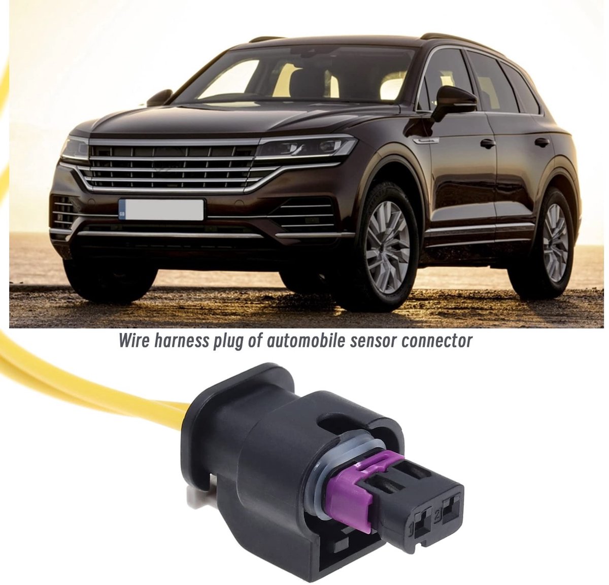Dailygoods - 2-Pins Brandstofpomp Connector Kabelboom voor Audi en VW