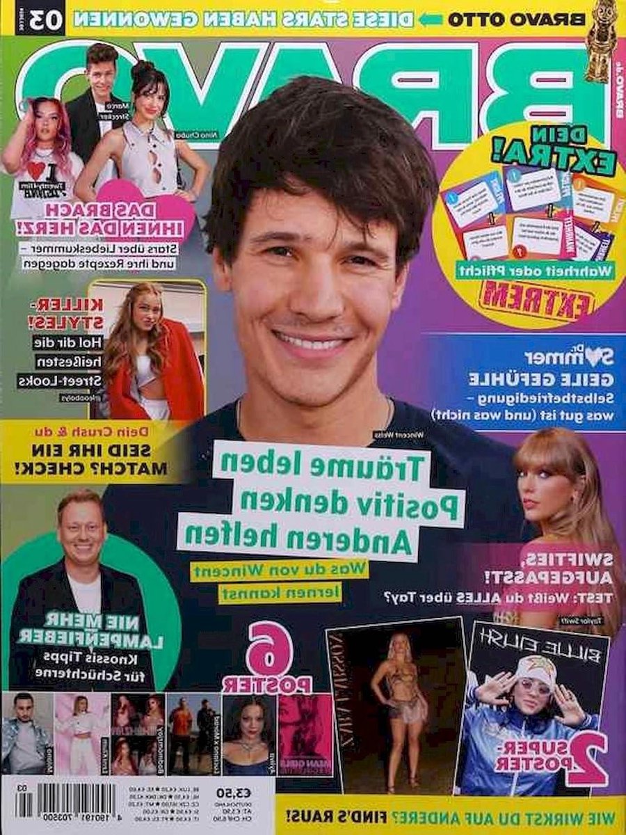 Bravo Magazin - Duits Tijdschrift - Informatie Lezen - Volledig Gedrukt - Editie 2024-03 - Meerdere Kleuren