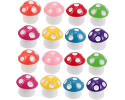 FOYTOKI 20stuks Miniature Decoratieve Paddenstoelen Realistische Resin Paddenstoelen Voor Landschappen Voor Bonsai Decoratie Creaties