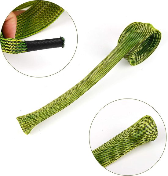 Vishengel-Staafafdekking-hengel tas-10 Stuks - Hengel Mouw-Gevlochten Mesh Hengel Protector Pole -Vissen Gereedschap van Merkloos — afbeelding 4