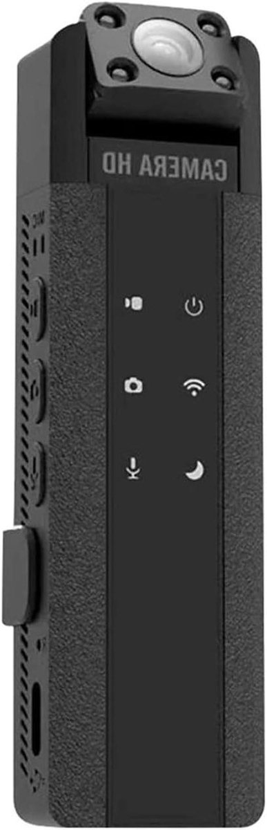 Mini Body Camera - Draagbare Recorder - Veiligheid Monitoren - Nachtzicht Functie - 2K HD Resolutie - Zwart