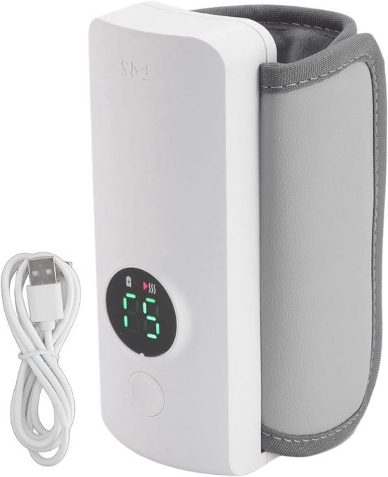 Thermal Bag for Baby Bottles, USB Charger Portable Bottle Warmer for Breast Milk Bottle Warmer for Cars Thermal Bag for Milk Bottles Bottle Warmer for Breast Milk — afbeelding 2
