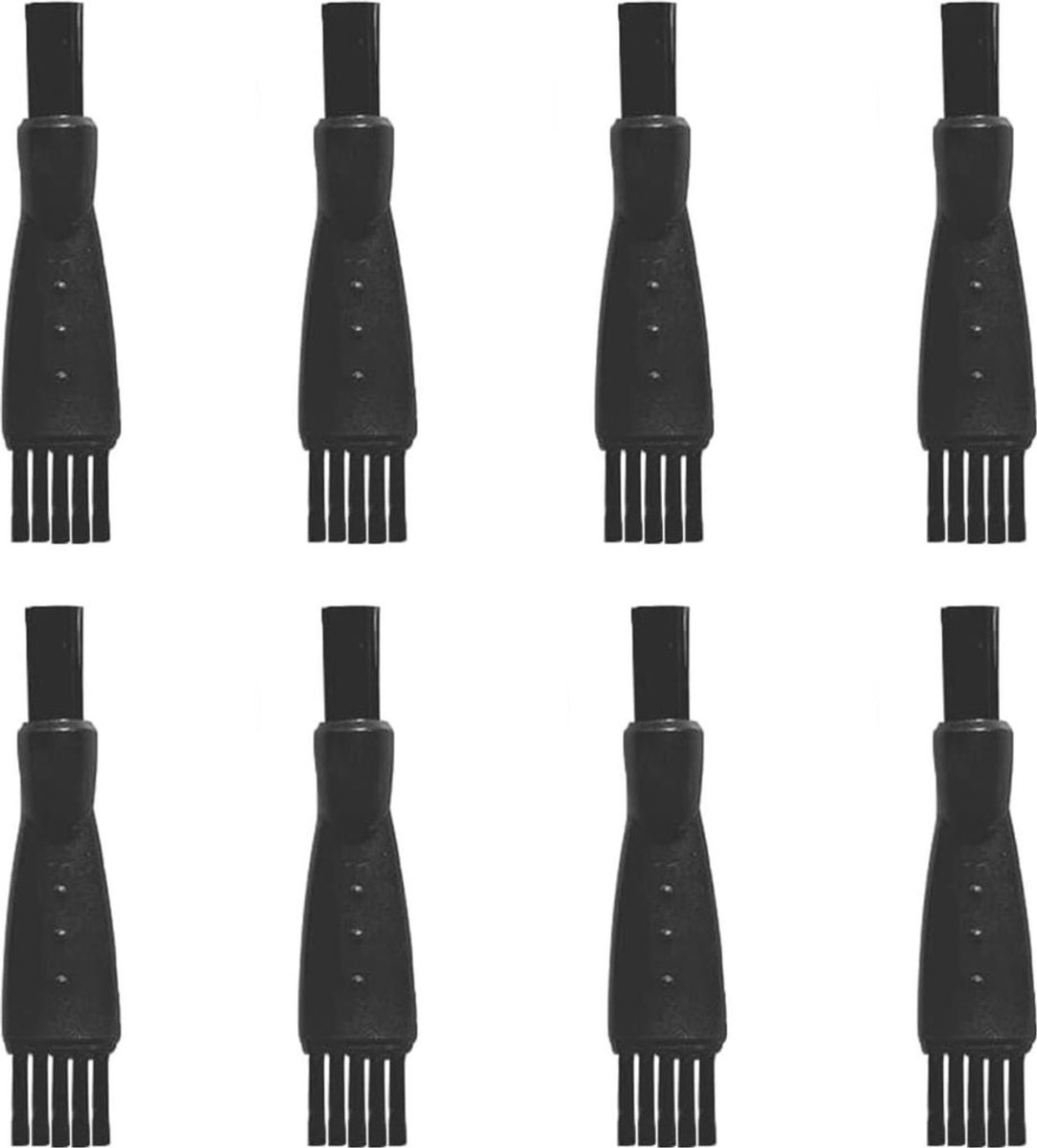 Scheerkwastenset, 8-delige scheerborstelset, scheerkwasten, reinigingsborstels Geschikt voor elektrische scheerapparaten, gebruikt om baardresten en stof te verwijderen.