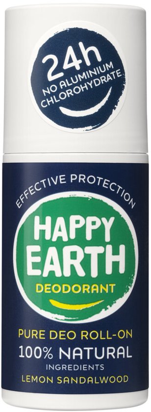 Happy Earth 100% Natuurlijke Deodorant Roll-On Men Protect